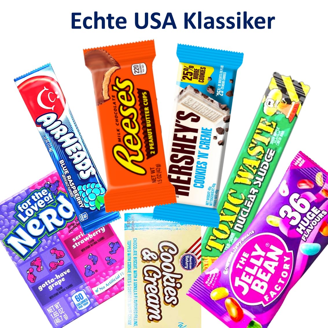 Amerikanische Süßigkeiten Box mit Takis blue – 14 USA Süßigkeiten aus aller Welt - American Candy Box mit Takis Chips – Sweets Süssigkeiten Box aus Amerika