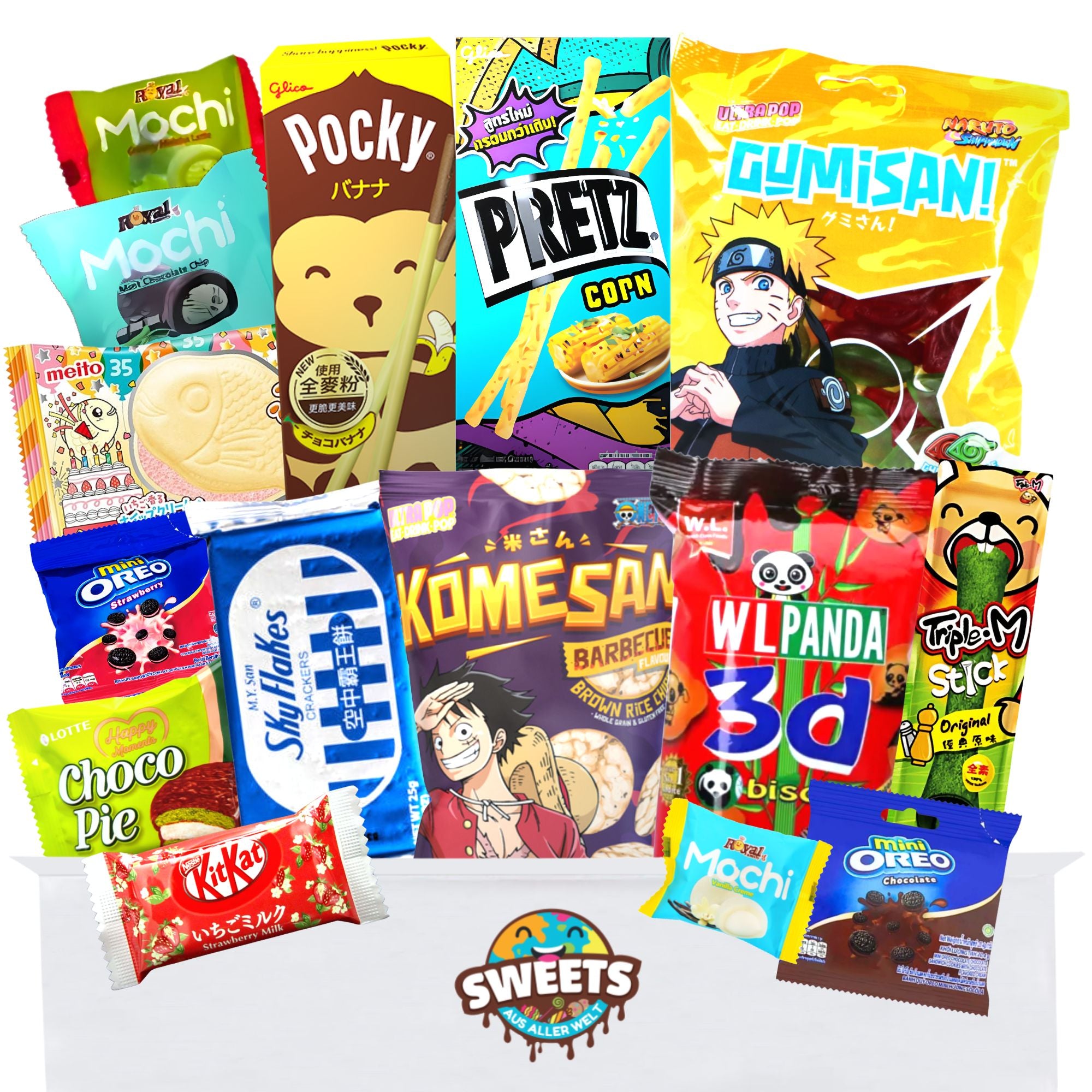 Amerikanische Süßigkeiten Box – 18 Original US-Snacks | Perfekte