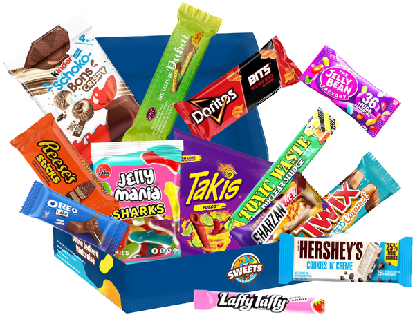 Bestseller Box M mit Dubai Schokolade, Takis, Schokobons Crispy & vielem Mehr - Von Sweets aus aller Welt